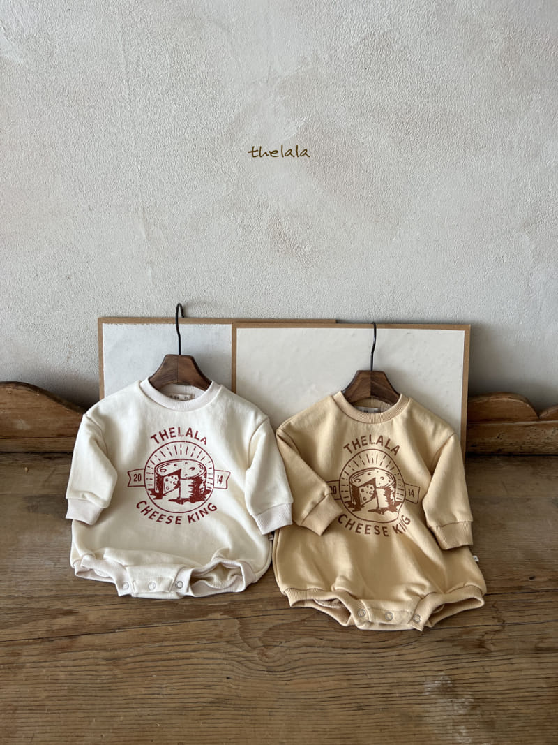 Lala - Korean Baby Fashion - #babyoutfit - Cheese King Bodysuit - 10