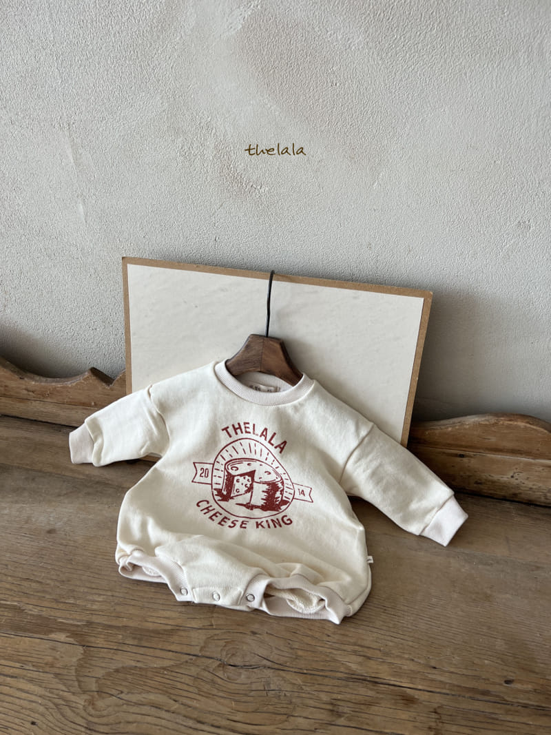 Lala - Korean Baby Fashion - #babyoutfit - Cheese King Bodysuit - 11