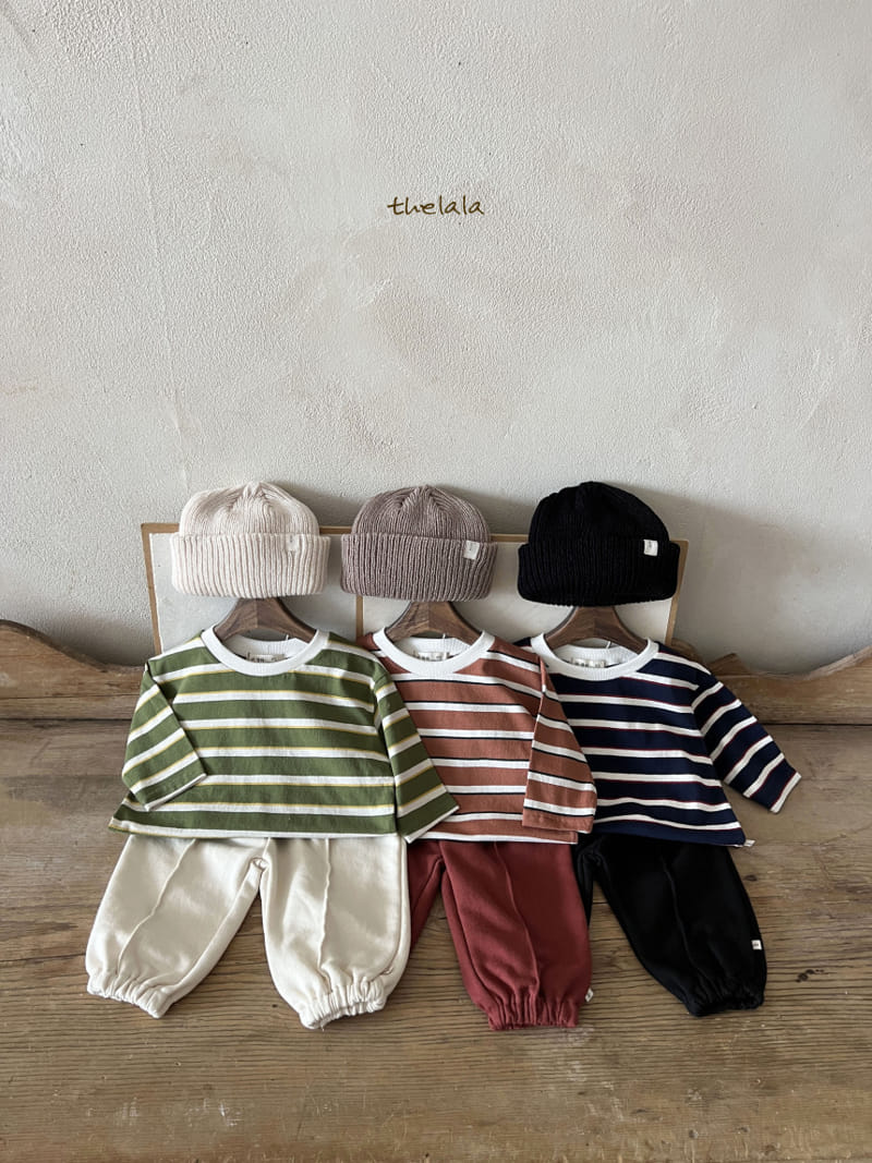 Lala - Korean Children Fashion - #Kfashion4kids - Rrib Top Bottom Set - 5