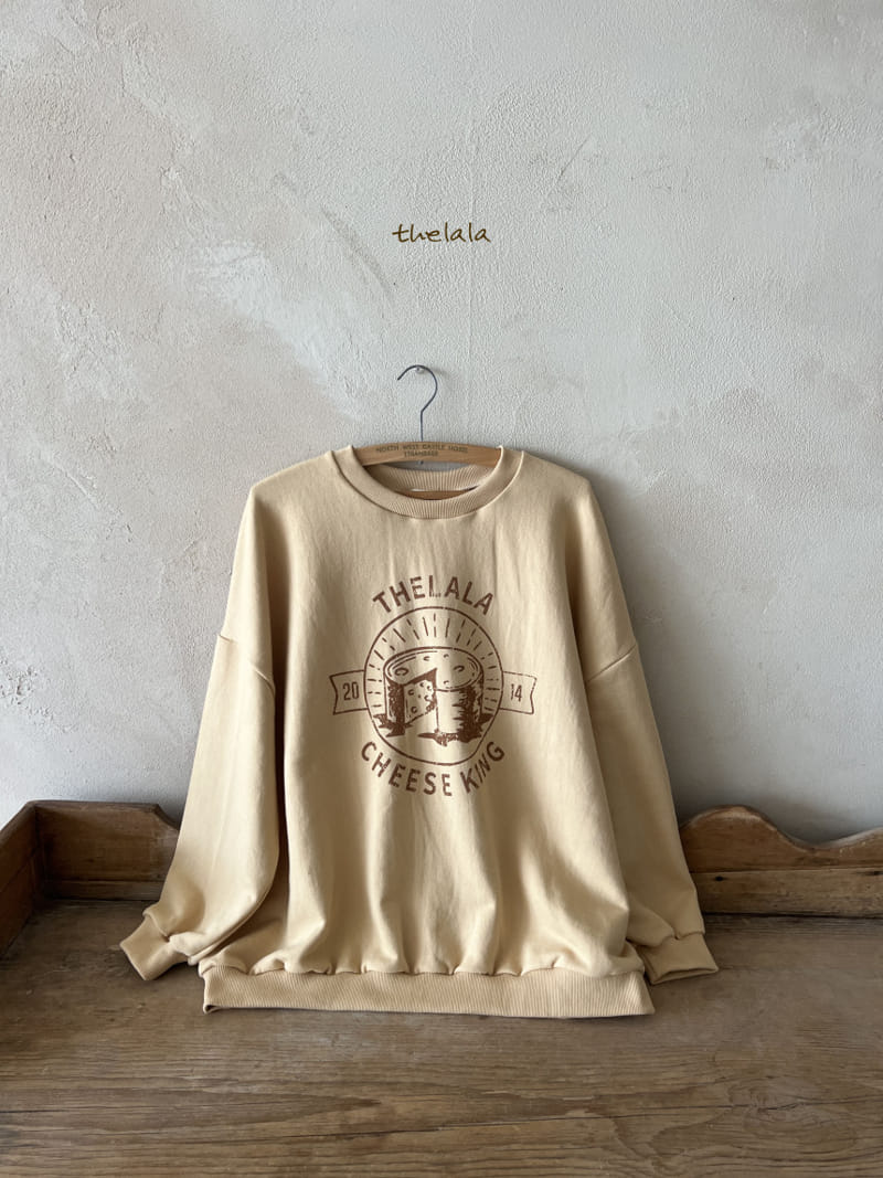 Lala - Korean Children Fashion - #Kfashion4kids - Cheese King Sweatshirt Mom - 10