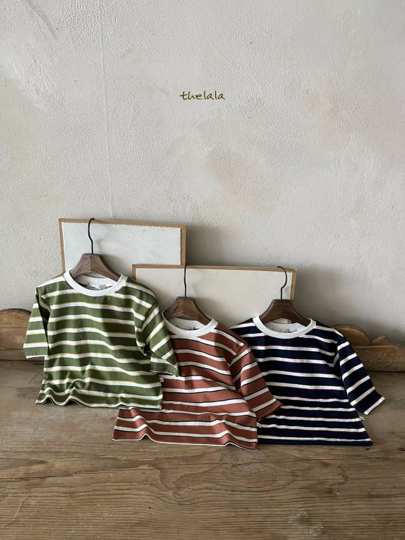 Lala - Korean Children Fashion - #childofig - Old Stripes Tee - 12