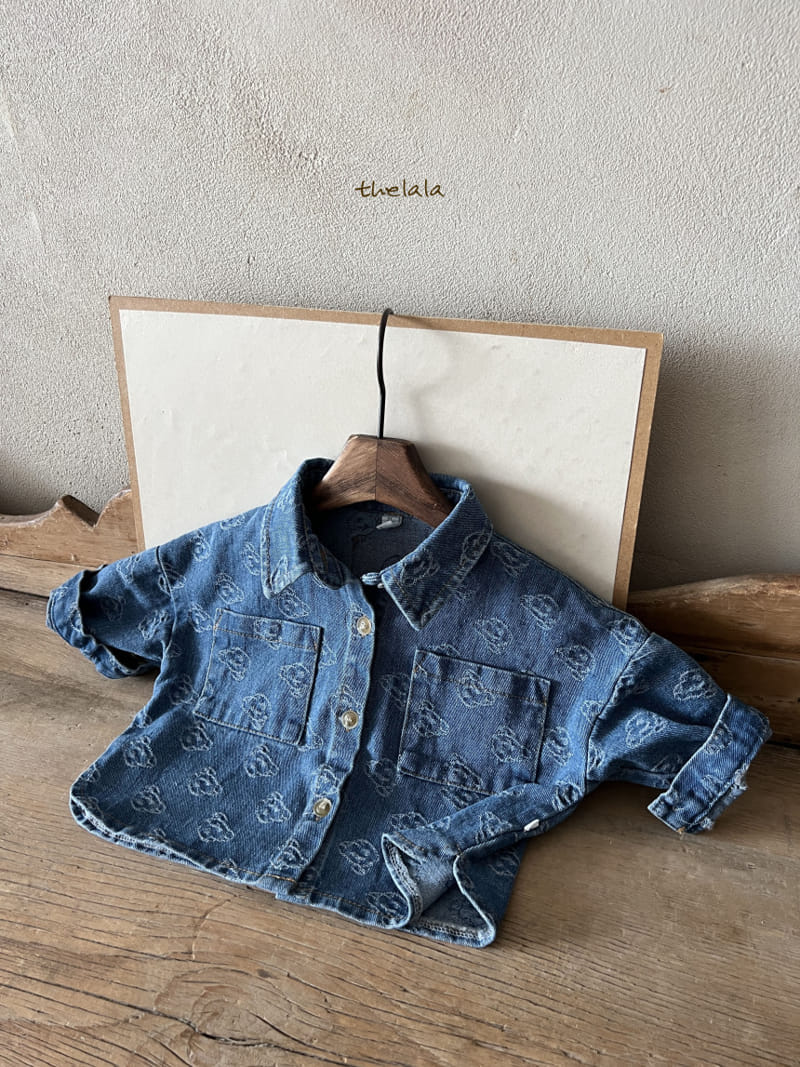 Lala - Korean Children Fashion - #childofig - Ggomi Denim Shirt - 11