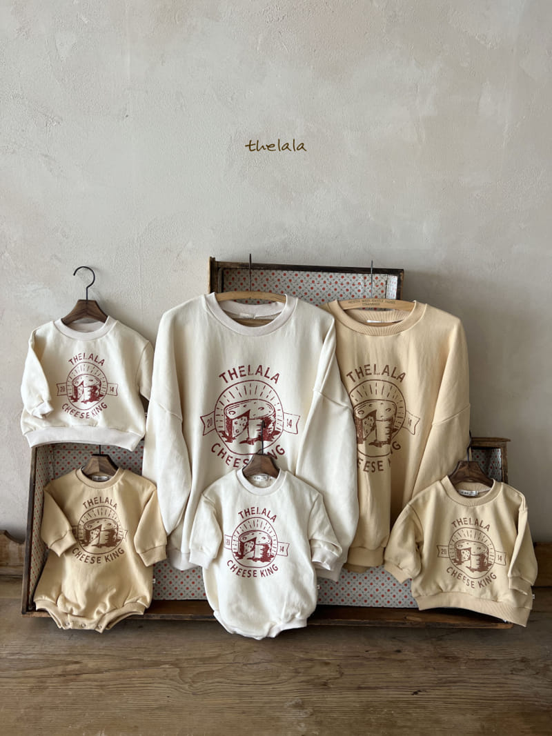 Lala - Korean Children Fashion - #discoveringself - Cheese King Sweatshirt - 3