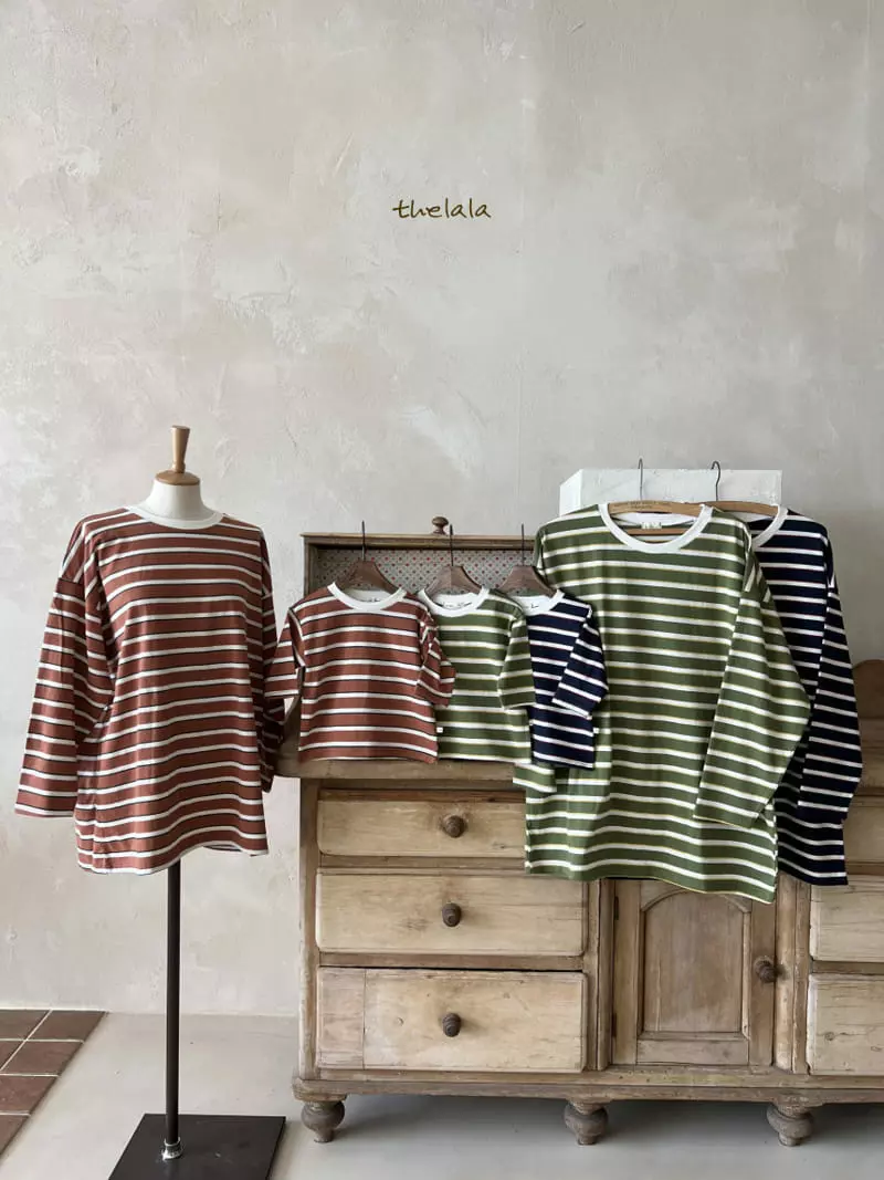 Lala - Korean Children Fashion - #fashionkids - Old Stripes Tee - 2