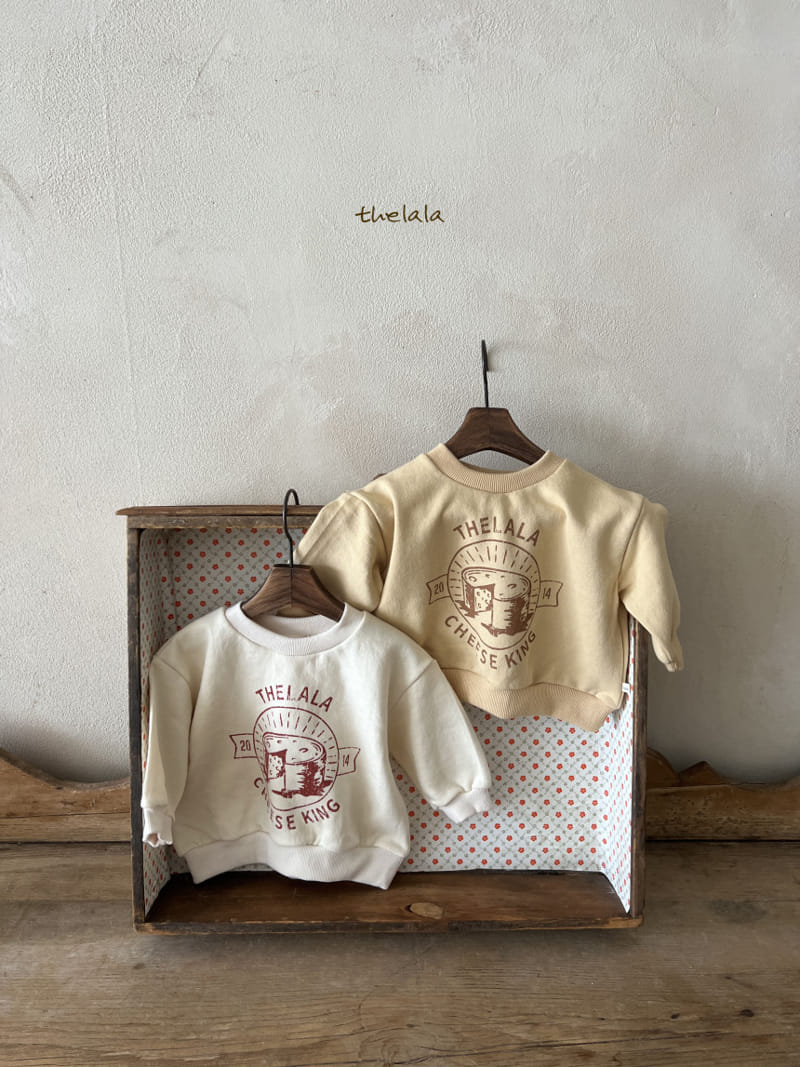 Lala - Korean Children Fashion - #littlefashionista - Cheese King Sweatshirt - 9