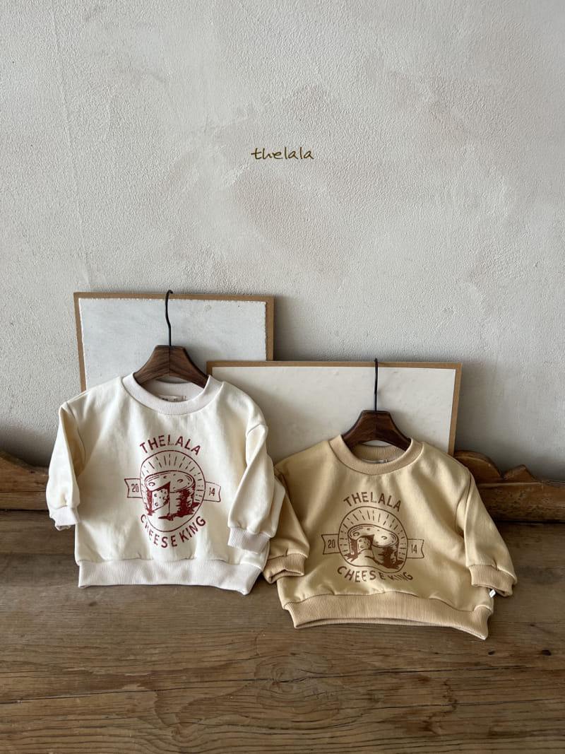 Lala - Korean Children Fashion - #magicofchildhood - Cheese King Sweatshirt - 10