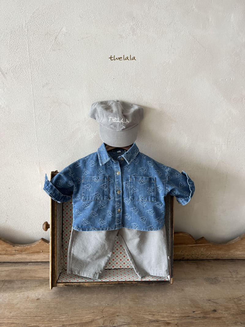 Lala - Korean Children Fashion - #minifashionista - Ggomi Denim Shirt - 6