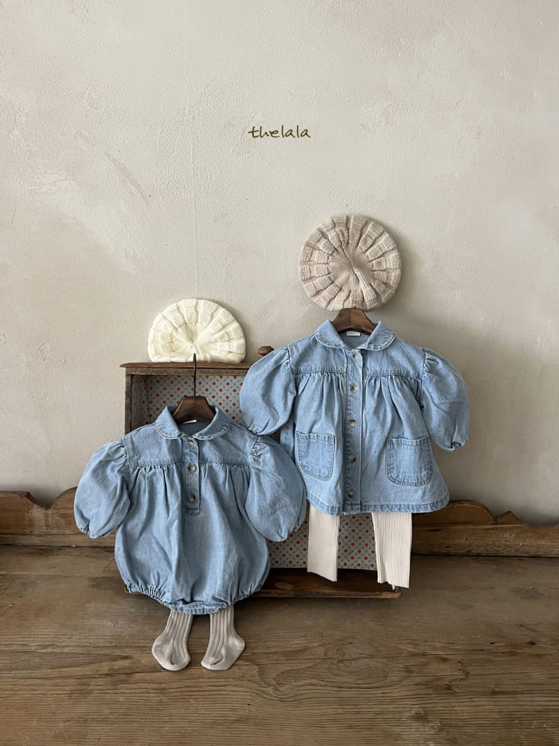 Lala - Korean Children Fashion - #magicofchildhood - Lumi Denim One-piece - 4