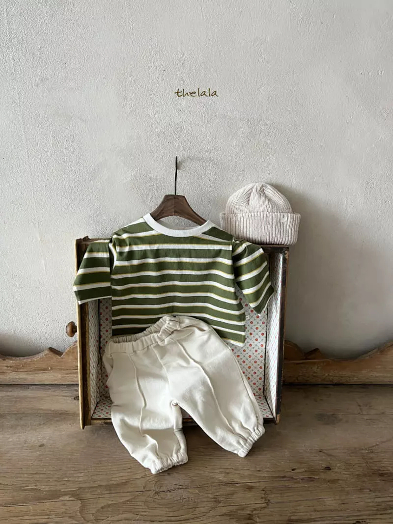 Lala - Korean Children Fashion - #prettylittlegirls - Old Stripes Tee - 10