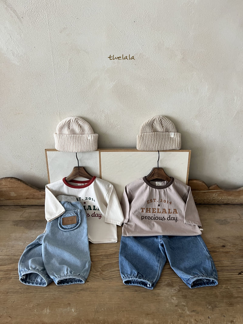 Lala - Korean Children Fashion - #stylishchildhood - Money Jeans - 8