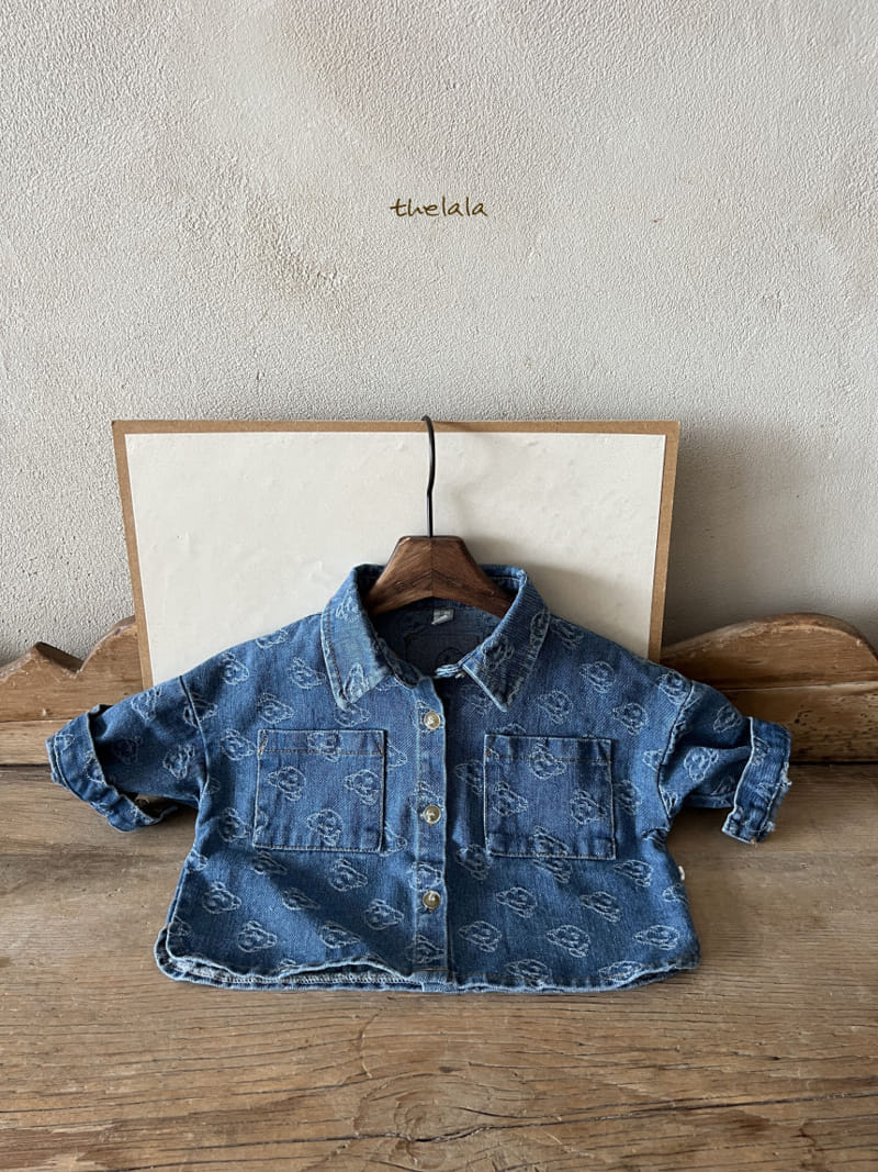 Lala - Korean Children Fashion - #stylishchildhood - Ggomi Denim Shirt - 10