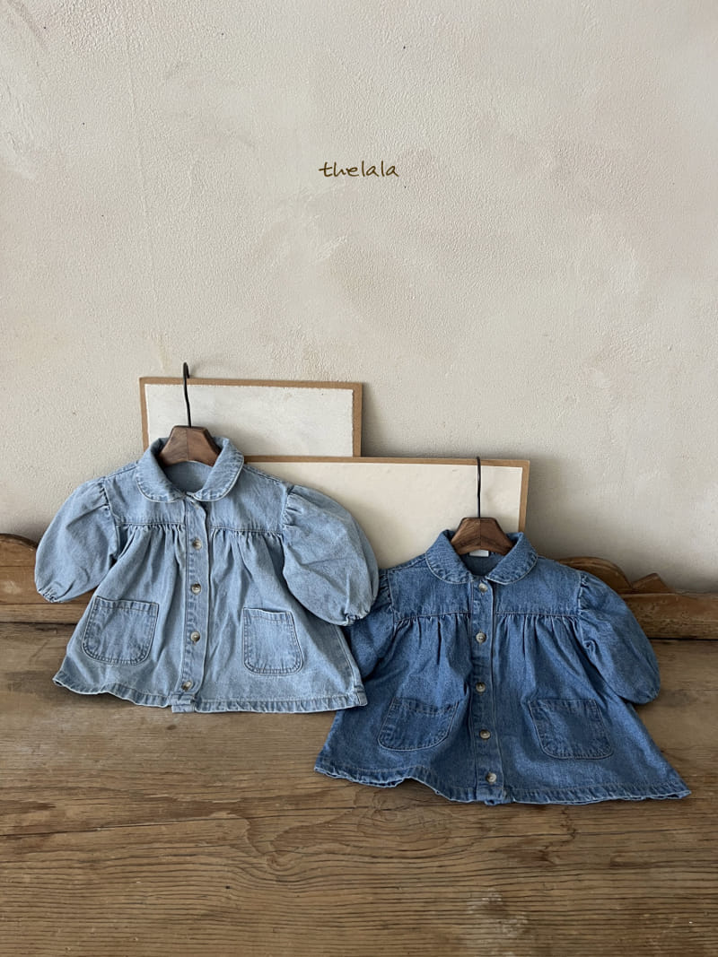 Lala - Korean Children Fashion - #stylishchildhood - Lumi Denim One-piece - 8