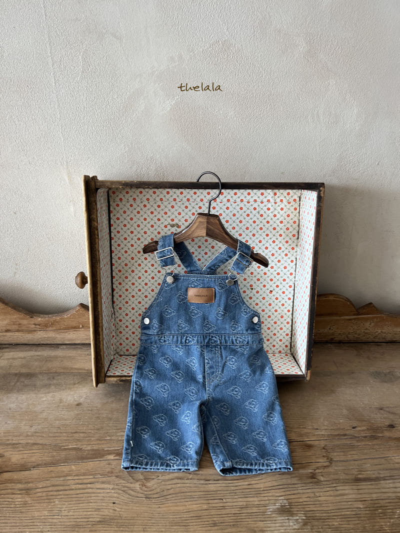 Lala - Korean Children Fashion - #todddlerfashion - Ggomi Denim Overall - 7