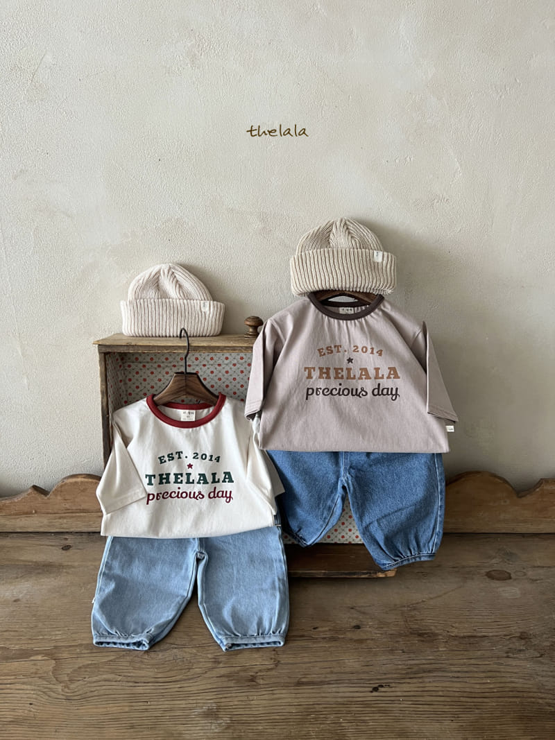 Lala - Korean Children Fashion - #toddlerclothing - Money Jeans - 7