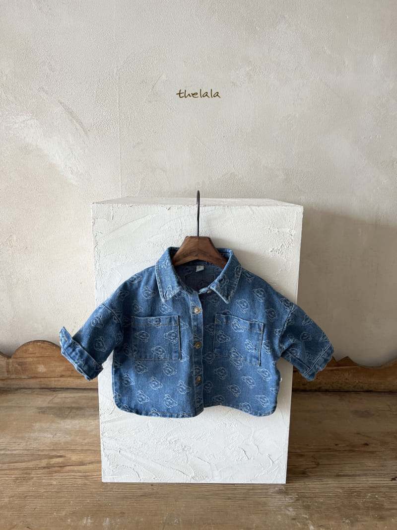 Lala - Korean Children Fashion - #toddlerclothing - Ggomi Denim Shirt - 9