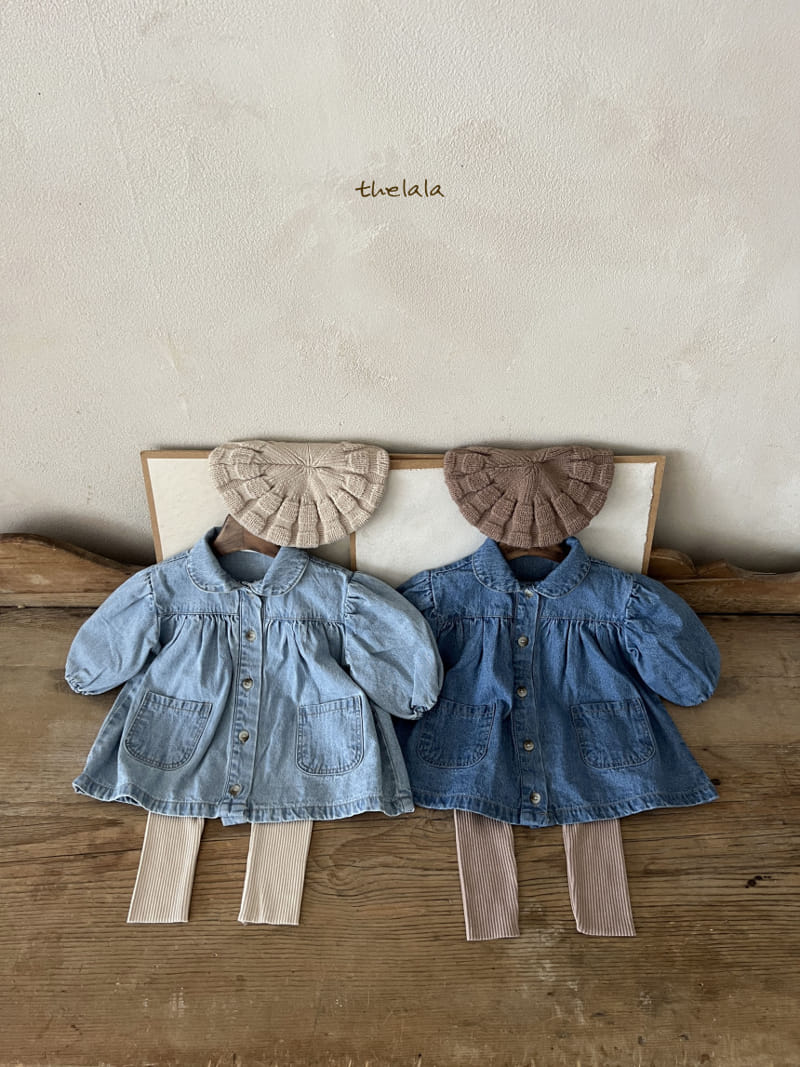 Lala - Korean Children Fashion - #toddlerclothing - Lumi Denim One-piece - 7