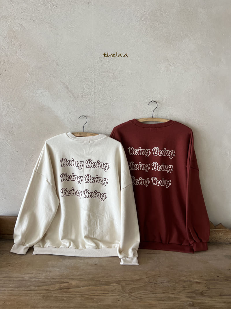 Lala - Korean Women Fashion - #vintageinspired - Boing Sweatshirt Mom - 8