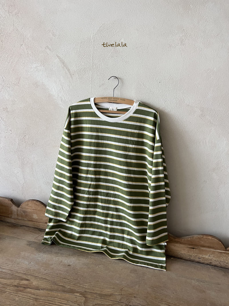 Lala - Korean Women Fashion - #womensfashion - Old Stripes Tee Mom - 10