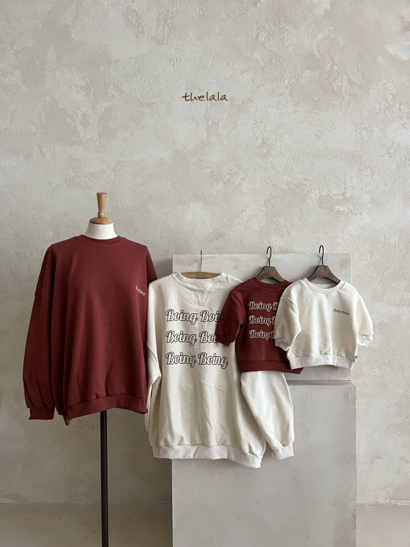 Lala - Korean Women Fashion - #womensfashion - Boing Sweatshirt Mom