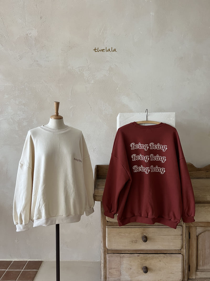 Lala - Korean Women Fashion - #womensfashion - Boing Sweatshirt Mom - 3