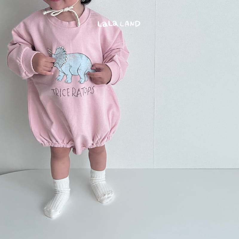 Lalaland - Korean Baby Fashion - #babyfashion - Bebe Dino Bodysuit - 3