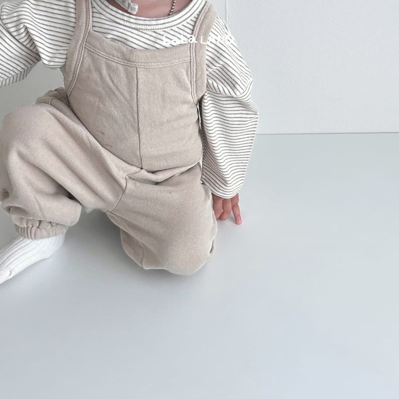 Lalaland - Korean Baby Fashion - #babygirlfashion - Bebe Soft Dungarees - 7