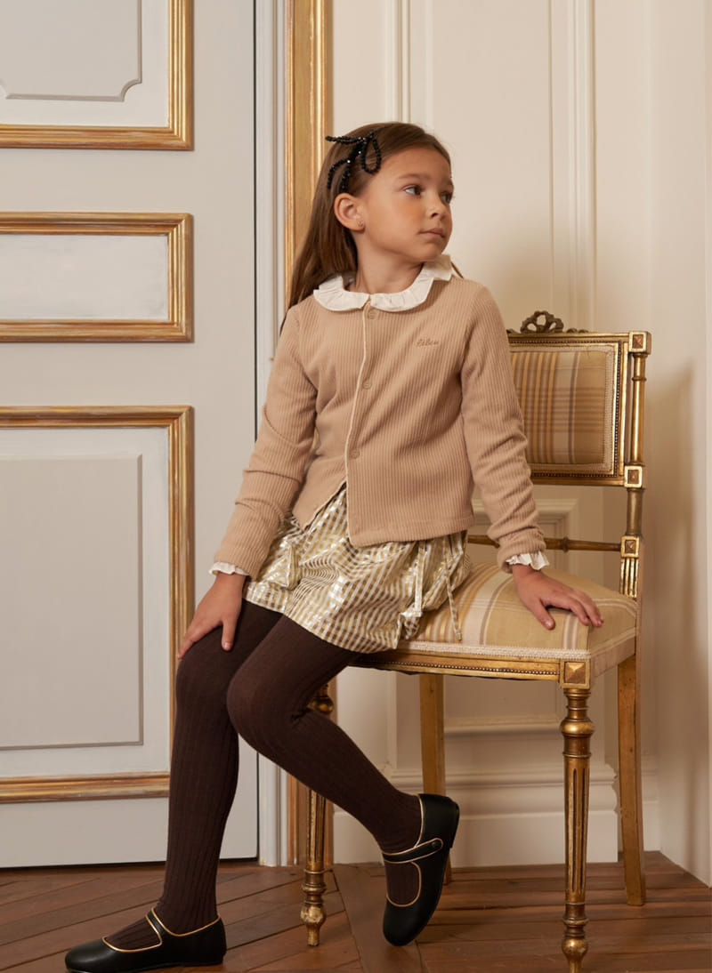 Le Bev - Korean Children Fashion - #Kfashion4kids - Gold Check Pants - 2