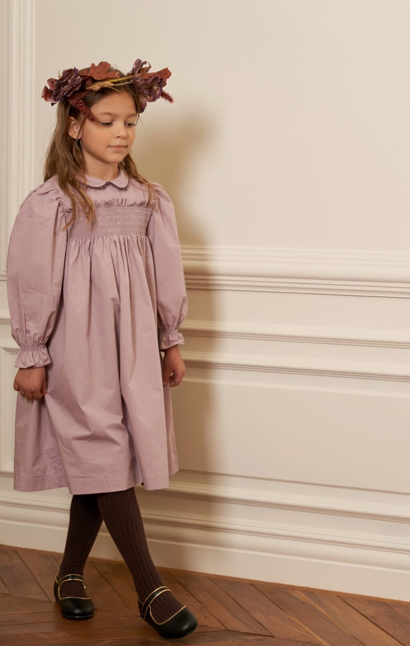 Le Bev - Korean Children Fashion - #kidzfashiontrend - Violet One-piece - 4