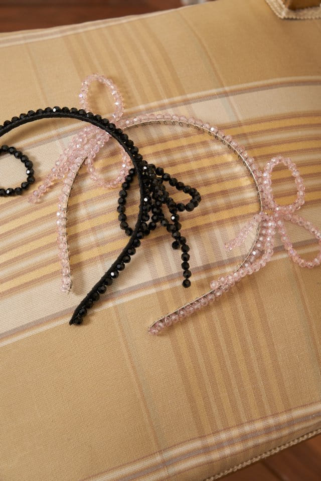 Le Bev - Korean Children Fashion - #childofig - Crystal Ribbon Hairband