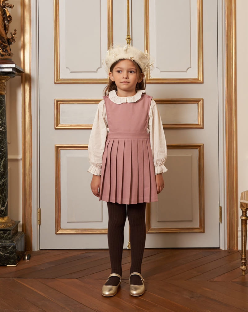 Le Bev - Korean Children Fashion - #childrensboutique - Rose Pleats One-piece - 7