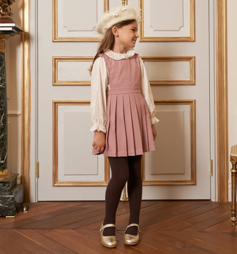 Le Bev - Korean Children Fashion - #designkidswear - Rose Pleats One-piece - 8