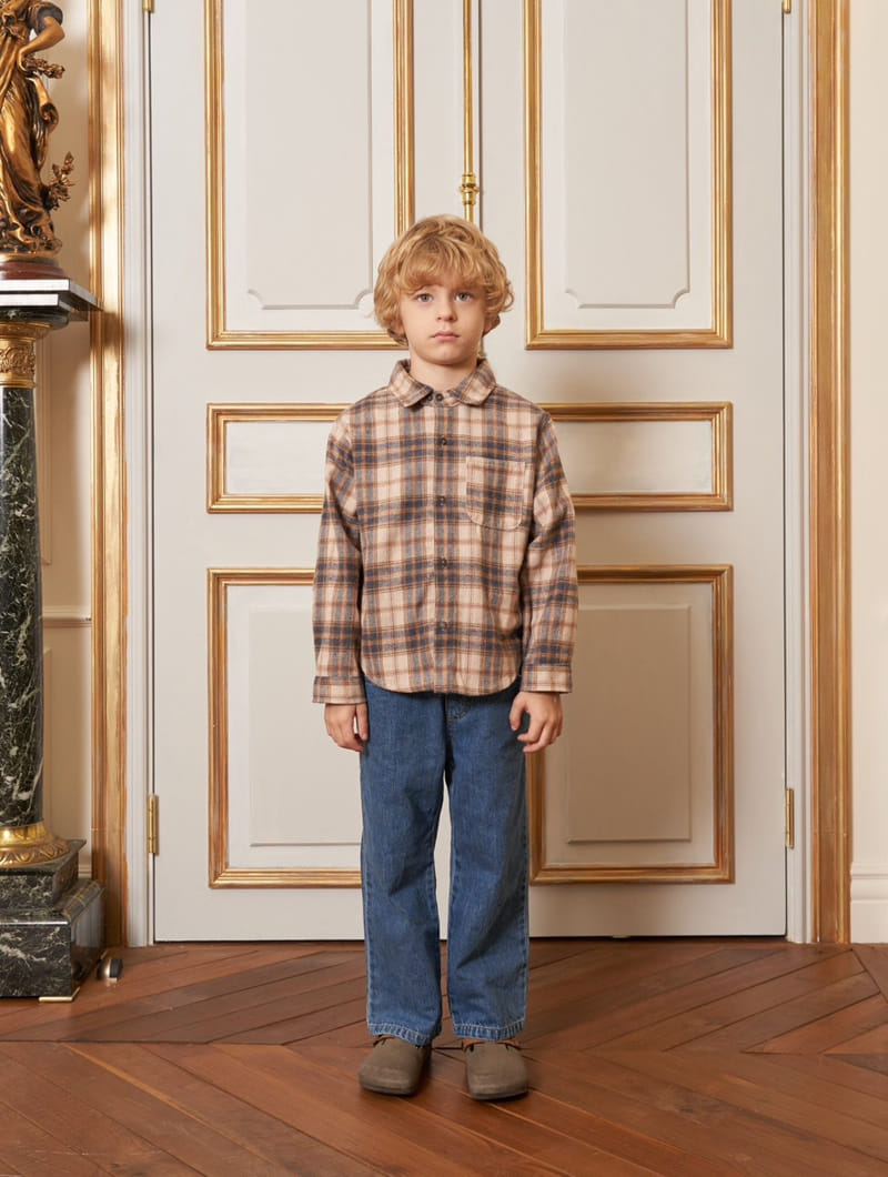 Le Bev - Korean Children Fashion - #fashionkids - Boy Check Shirt