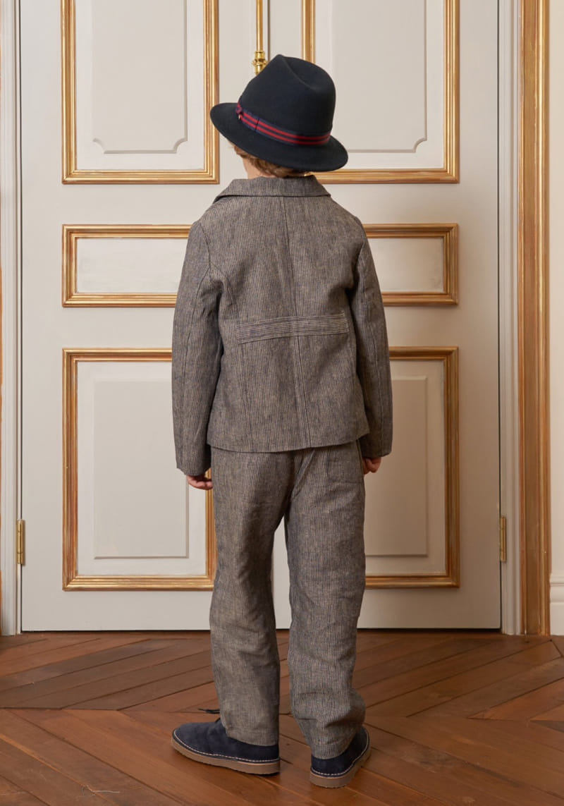 Le Bev - Korean Children Fashion - #kidsstore - Gentle Stripes Pants - 3