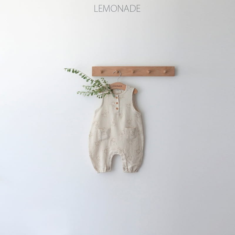 Lemonade - Korean Baby Fashion - #babyfashion - My Room Bodysuit with Bonnet  - 3