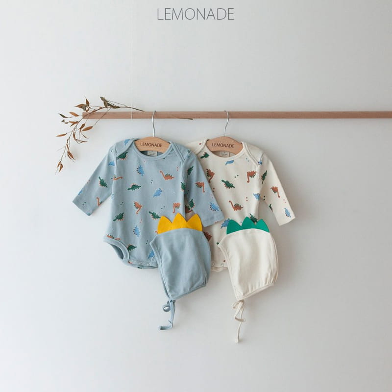 Lemonade - Korean Baby Fashion - #babyoninstagram - Dano Bodysuit with Bonnet - 2