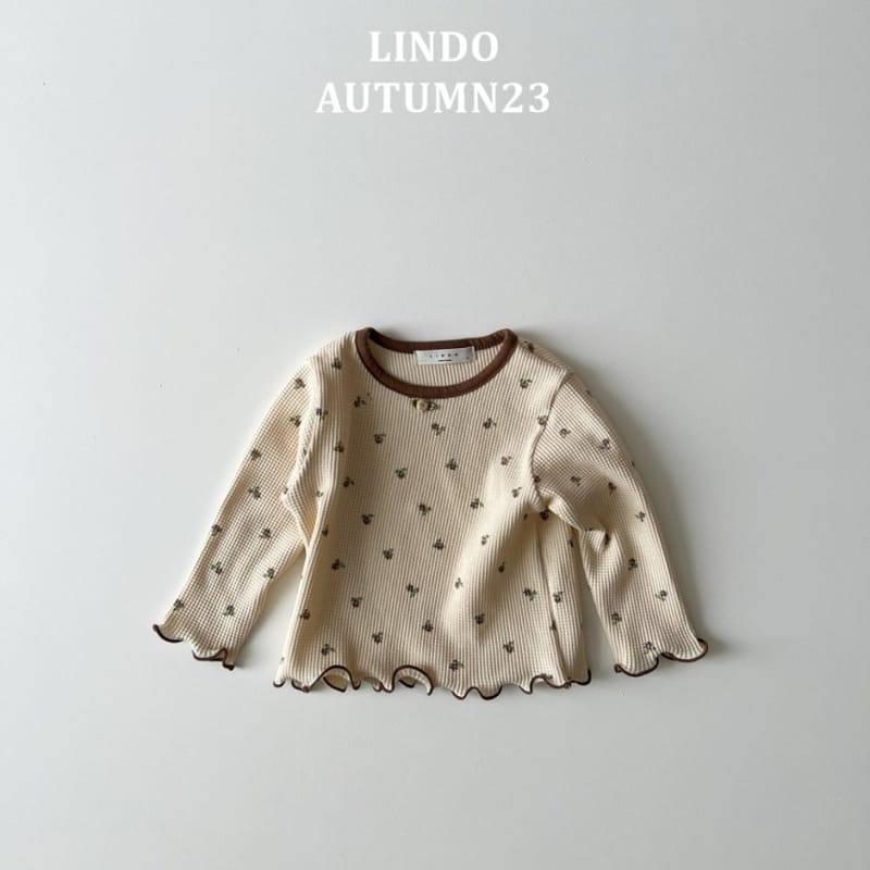 Lindo - Korean Children Fashion - #kidzfashiontrend - Rose Waffle Tee - 4