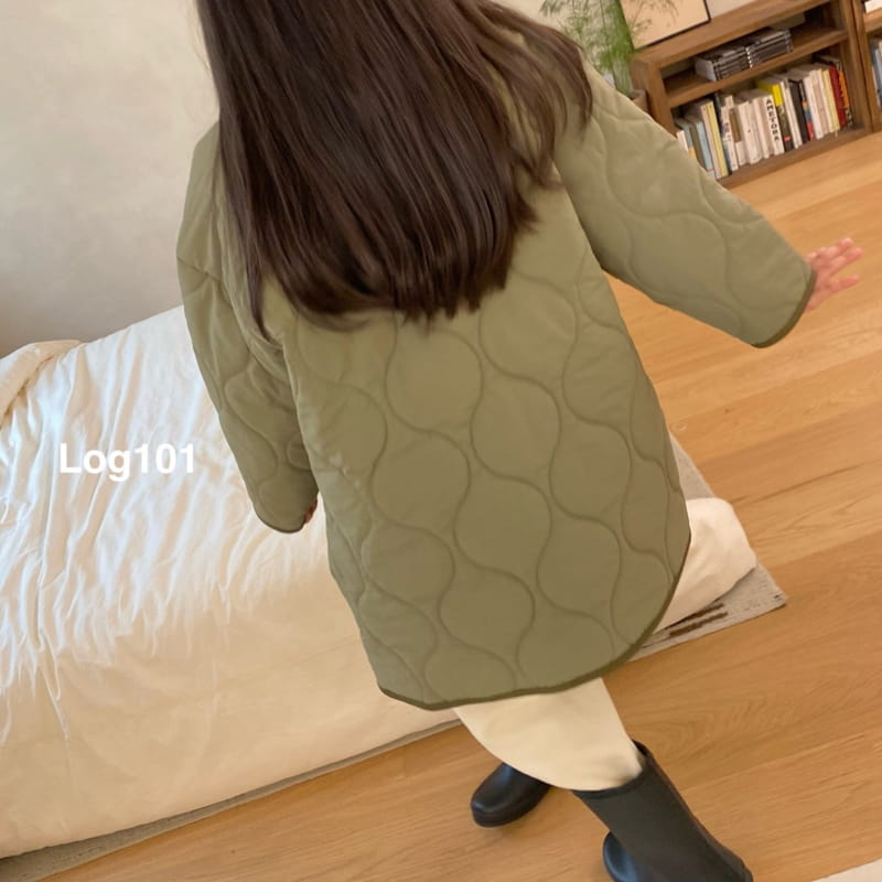 Log101 - Korean Children Fashion - #prettylittlegirls - Log Quilting Jumper - 8