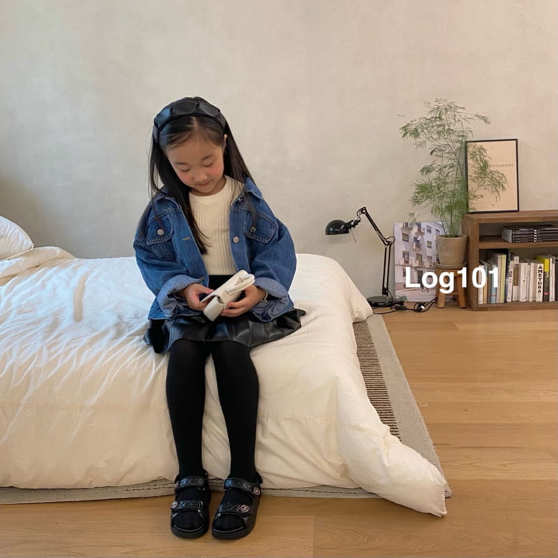 Log101 - Korean Children Fashion - #todddlerfashion - Log Denim Jacket - 8