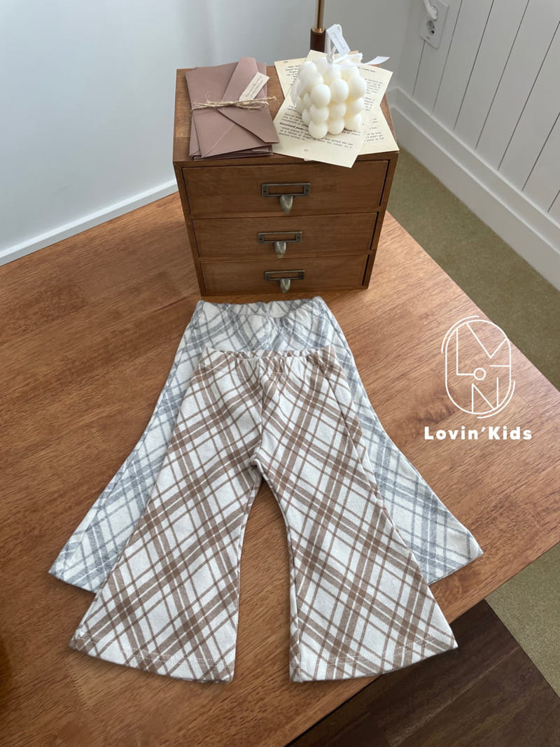 Lovin - Korean Children Fashion - #childrensboutique - Check Pants - 3