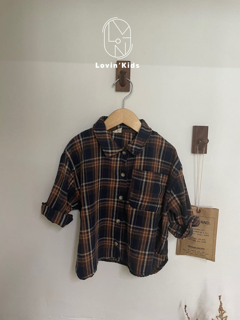 Lovin - Korean Children Fashion - #littlefashionista - Hush Check Shirt