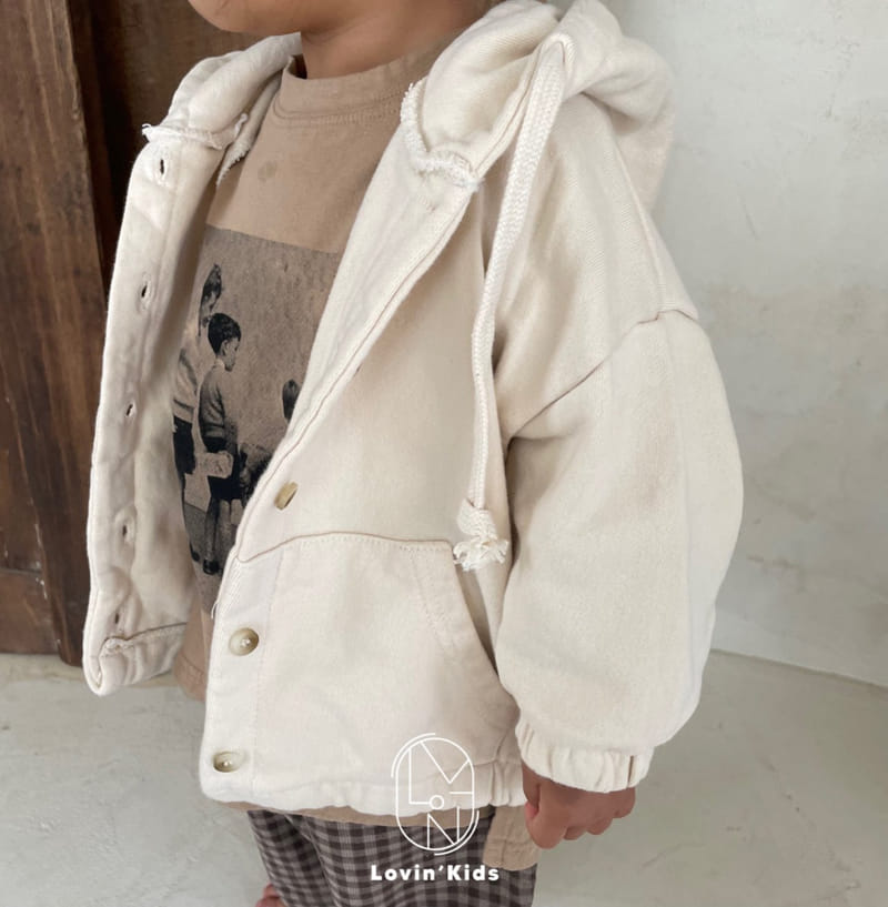 Lovin - Korean Children Fashion - #magicofchildhood - Button Hoody - 11