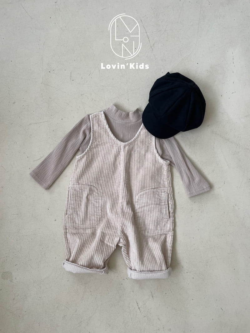 Lovin - Korean Children Fashion - #stylishchildhood - Rib Overalls - 5