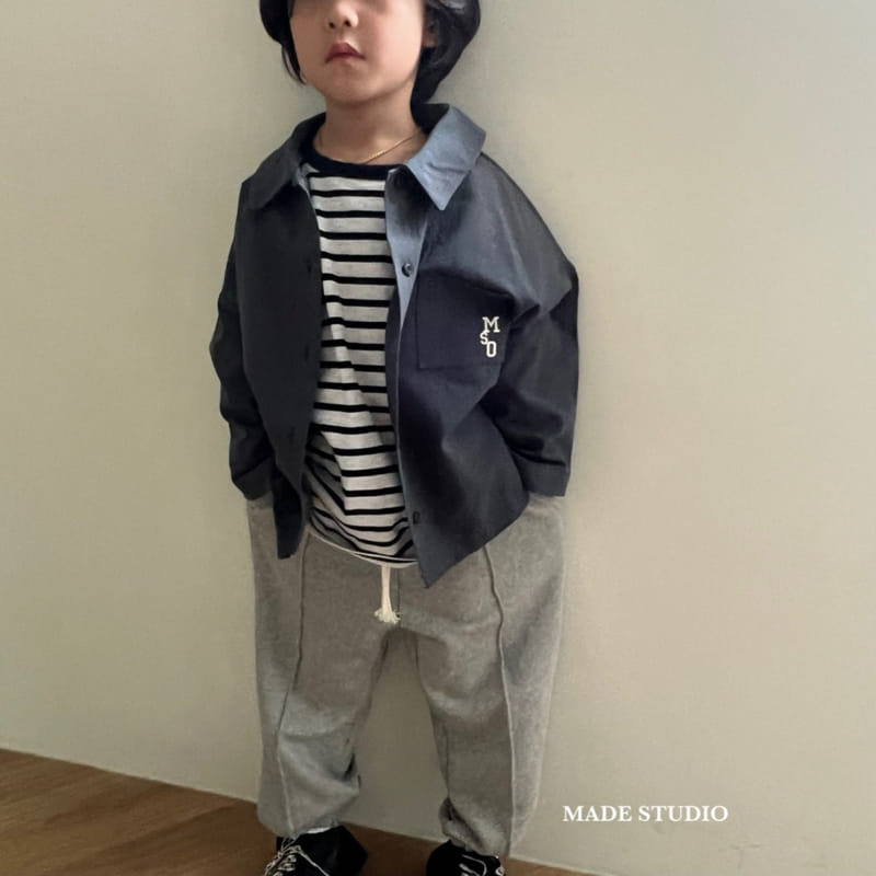 Made Studio - Korean Children Fashion - #Kfashion4kids - Pocket Shirt - 2