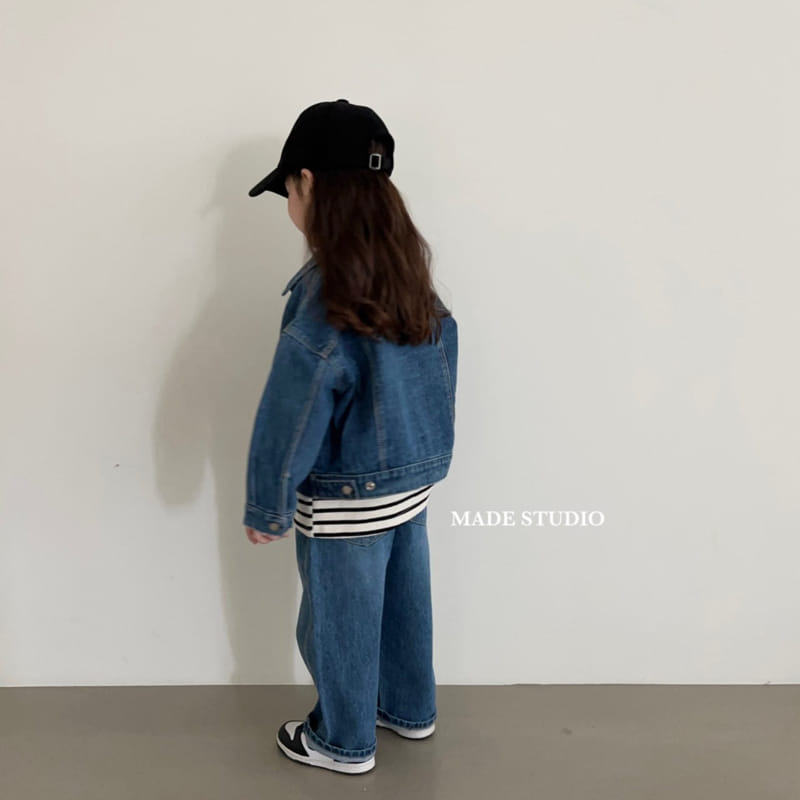 Made Studio - Korean Children Fashion - #Kfashion4kids - Denim Jacket - 12