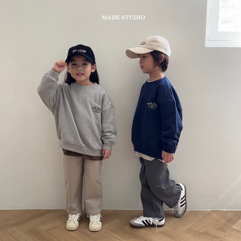 Made Studio - Korean Children Fashion - #childofig - Basic Sweat Tee - 7