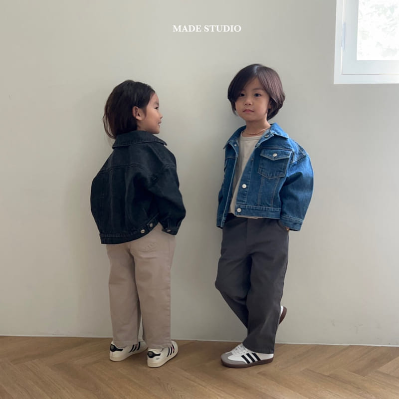 Made Studio - Korean Children Fashion - #stylishchildhood - Denim Jacket - 4