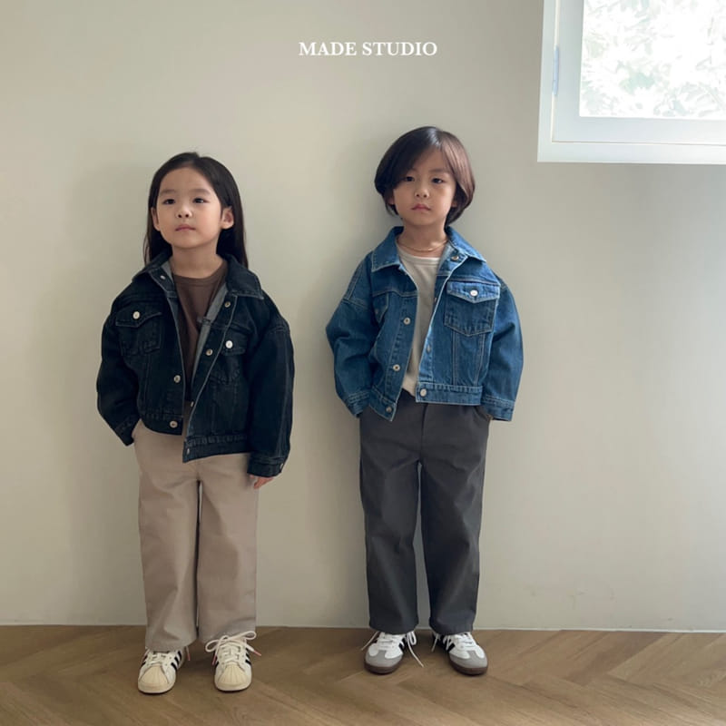 Made Studio - Korean Children Fashion - #designkidswear - Denim Jacket - 6