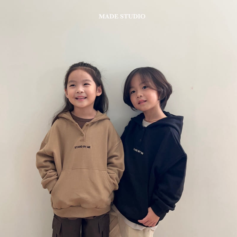 Made Studio - Korean Children Fashion - #discoveringself - Stand Hoody Tee - 10