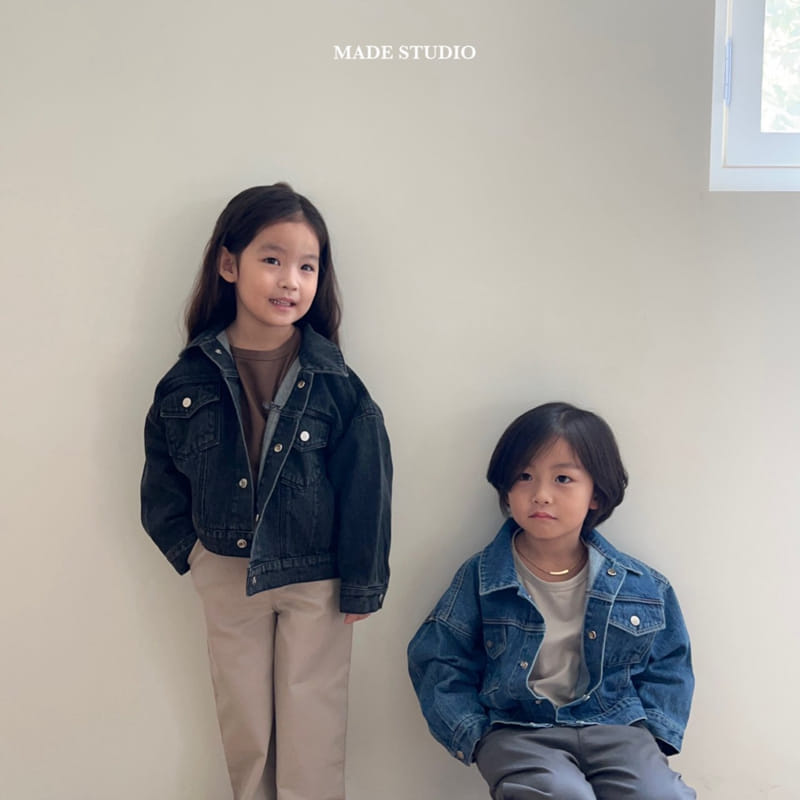 Made Studio - Korean Children Fashion - #discoveringself - Denim Jacket - 7