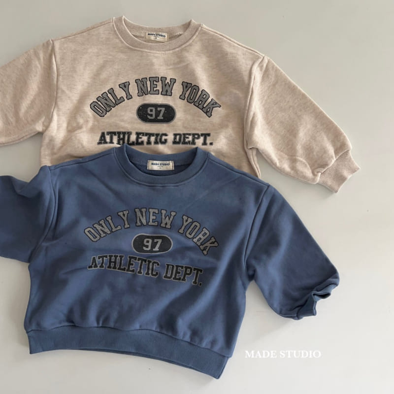 Made Studio - Korean Children Fashion - #fashionkids - New York Sweats Tee - 12